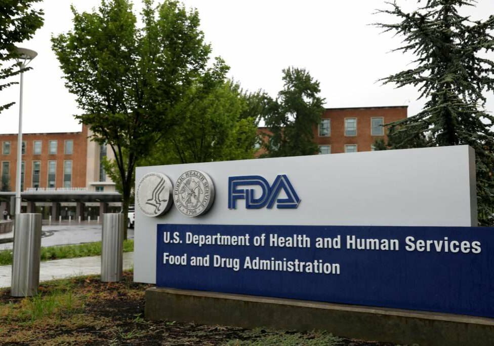 FILE PHOTO: Signage is seen outside of the Food and Drug Administration (FDA) headquarters in White Oak, Maryland, U.S., August 29, 2020. REUTERS/Andrew Kelly/File Photo